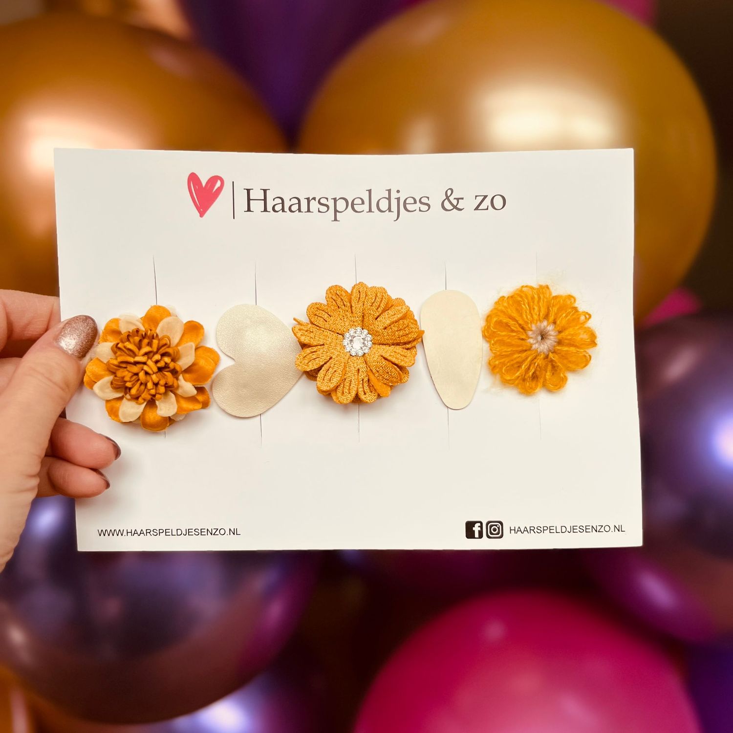 Haarspeldje antislip - baby&#39;s - kinderen - meisjes - mix - sterretjes - hartjes - bloemetjes - geel
