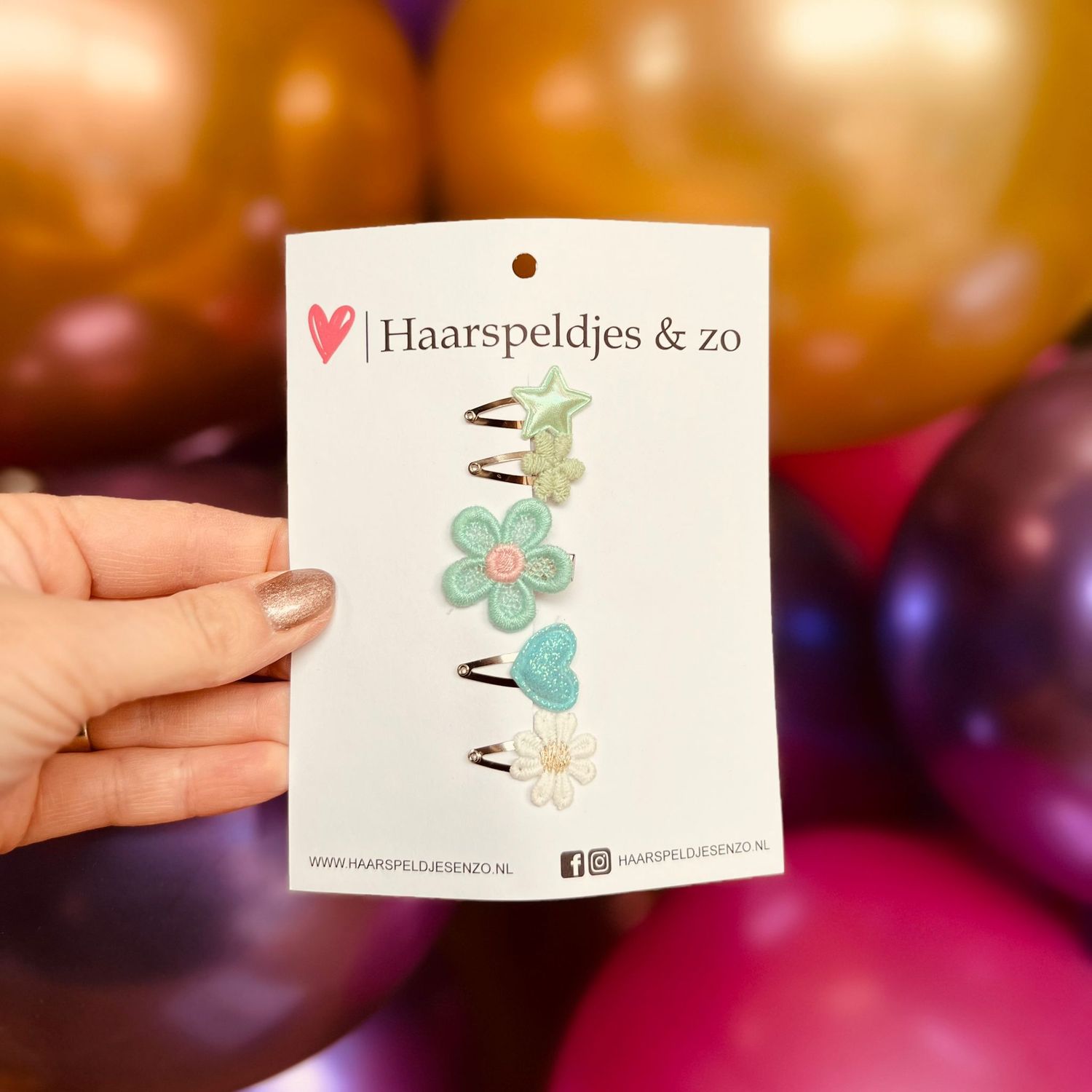 Baby haarspeldjes - mini - 2cm groot - voor de eerste lokjes haar - imitatieleer - bloemetjes - hartjes - sterretjes - kerst - feestdagen - glitters - groen