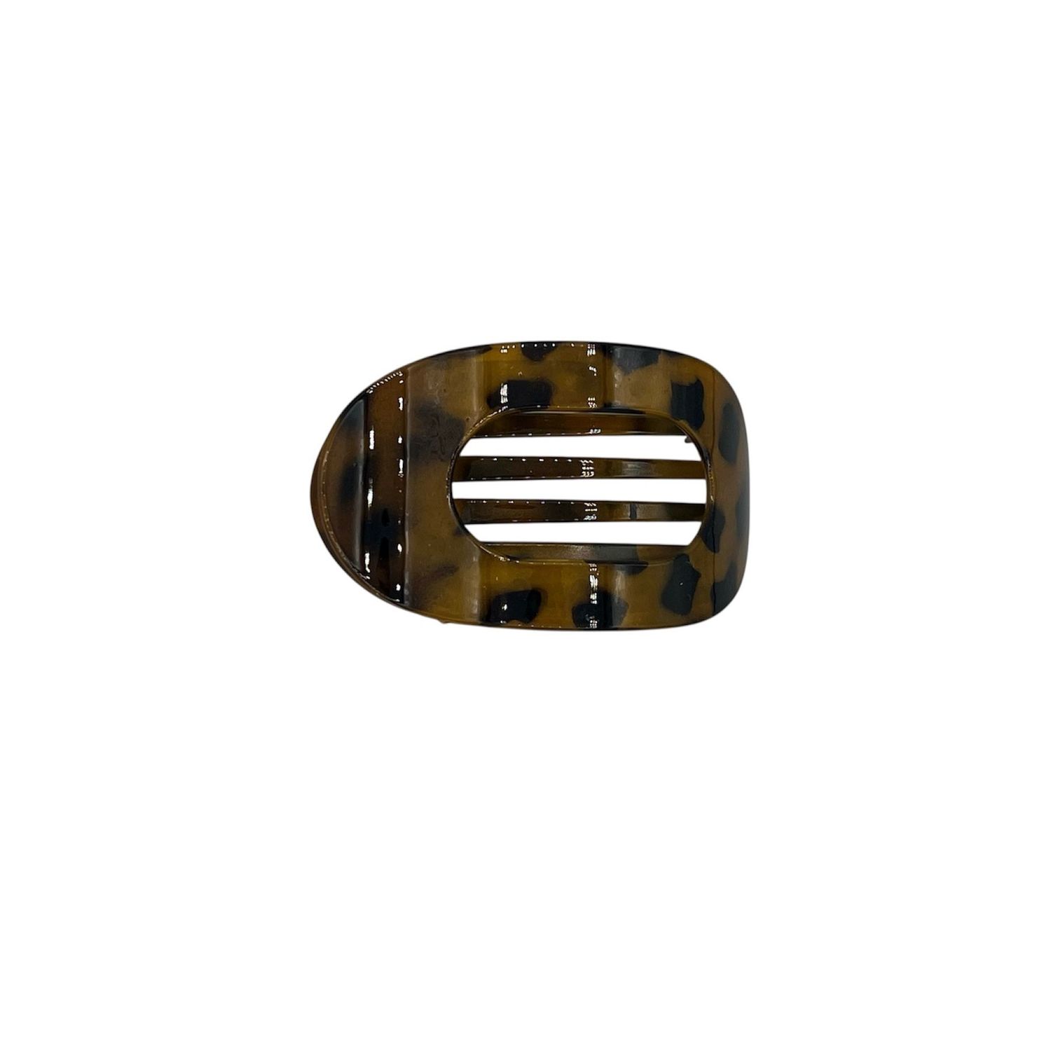 Haarklem - plat - haarklauw - haarclip - panter - meisjes - dames