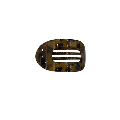 Haarklem - plat - haarklauw - haarclip - panter - meisjes - dames