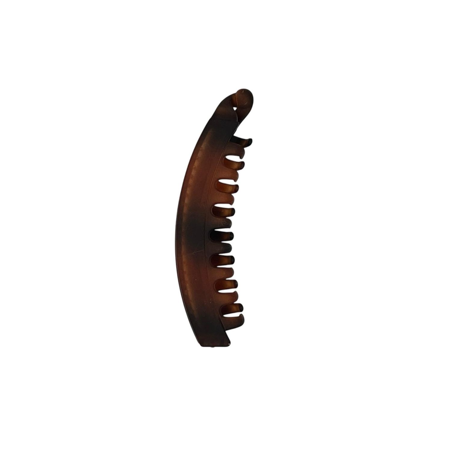 Bananen klem - bananen clip - haarklem - bruin