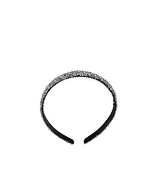Diadeem - haarband - haaraccessoire - kinderen - volwassenen - kerst - feestdagen - chunky - glitters - glimmend - zilver