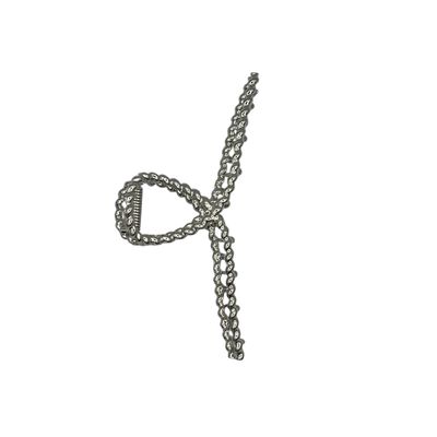 Haarklem - haarklauw - haarclip - zilver - meisjes - dames