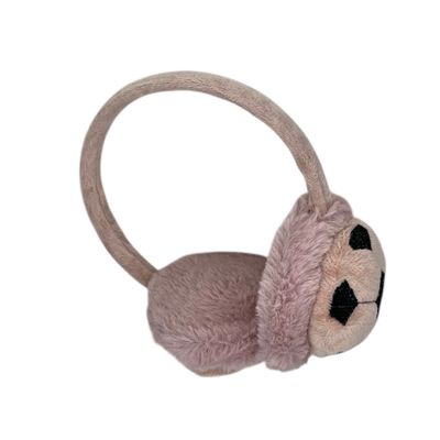 Oorwarmers kind - winter - warm - meisjes - jongens - roze - voetbal