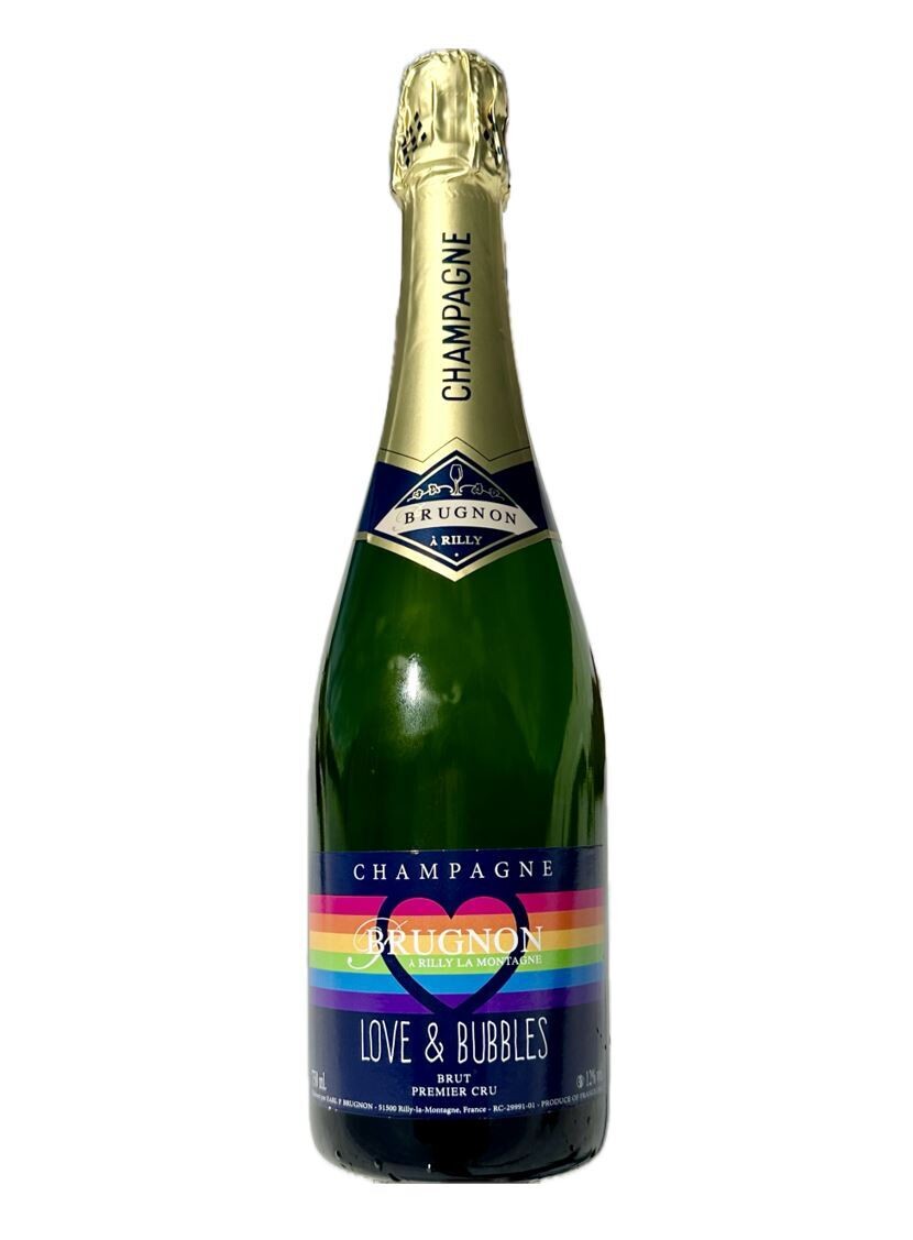 1 Flasche Love &amp; Bubbles Brut Champagner