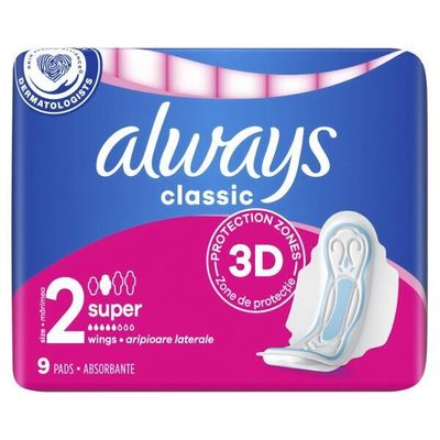 Sanitary Pad Range &amp; Tampax