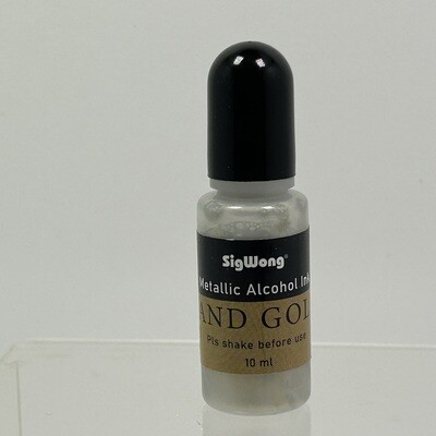 Tinta de Alcohol Metalica color Sand Gold