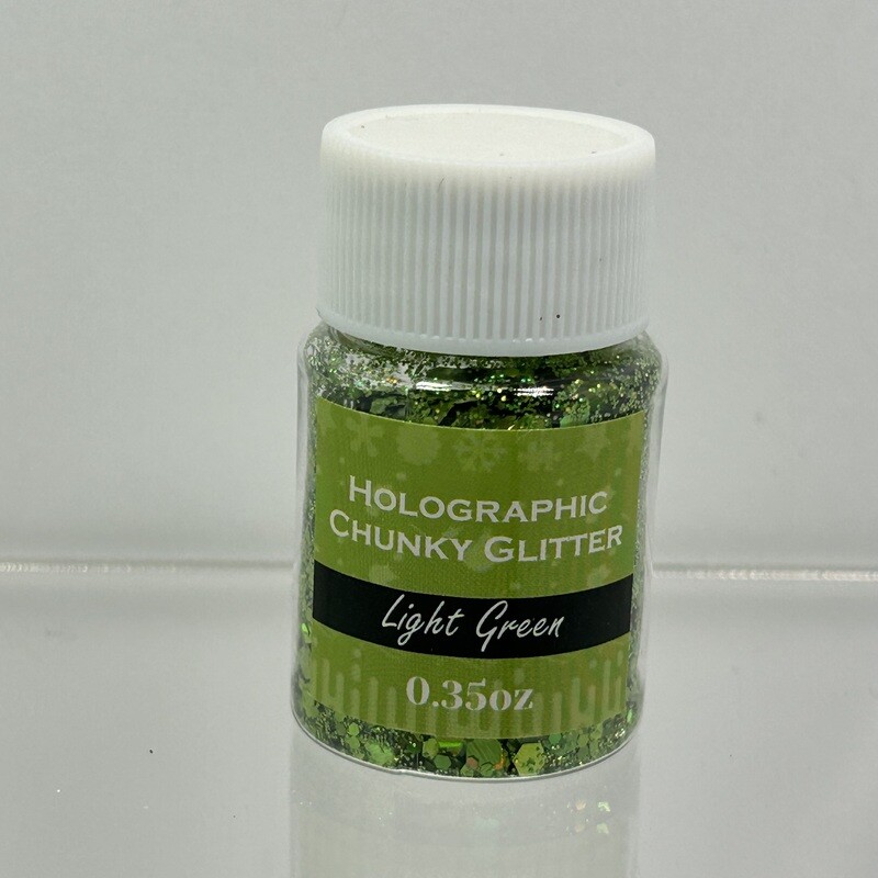 Brrillantina Chunky color Light Green