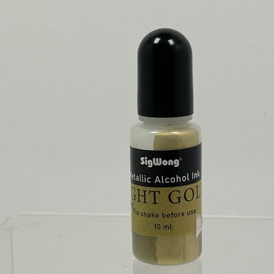 Tinta de Alcohol Metalica color Gold