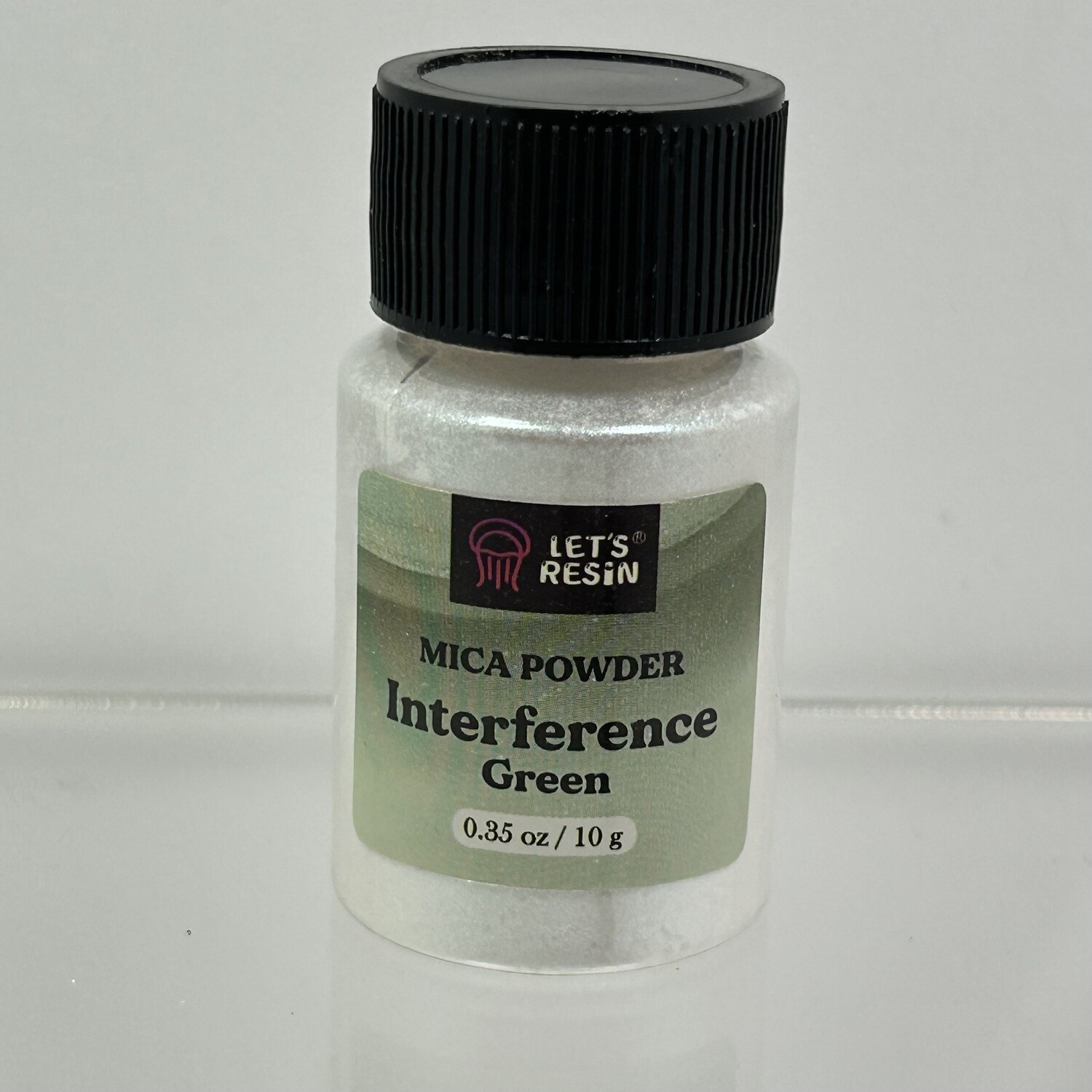 Polvo de Mica Interference color Green