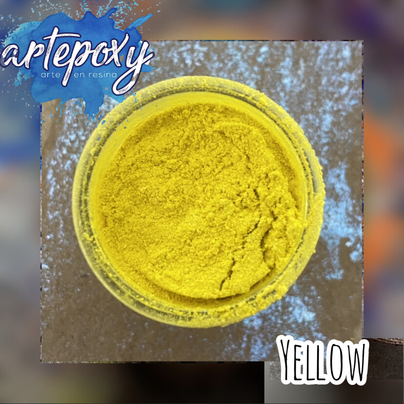 Polvo de mica color Yellow 5 gramos