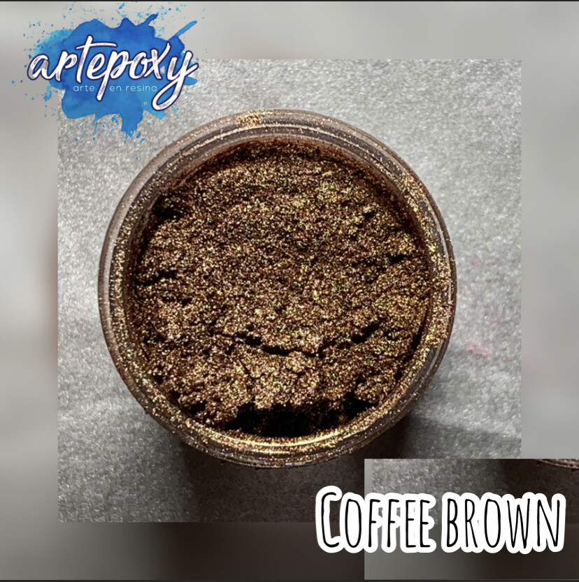 Polvo de mica color Coffee Brown 5 gramos