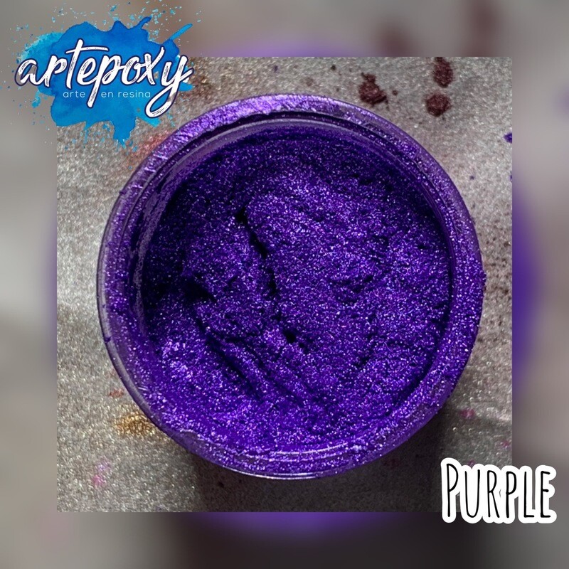 Polvo de mica color Purple 5 gramos