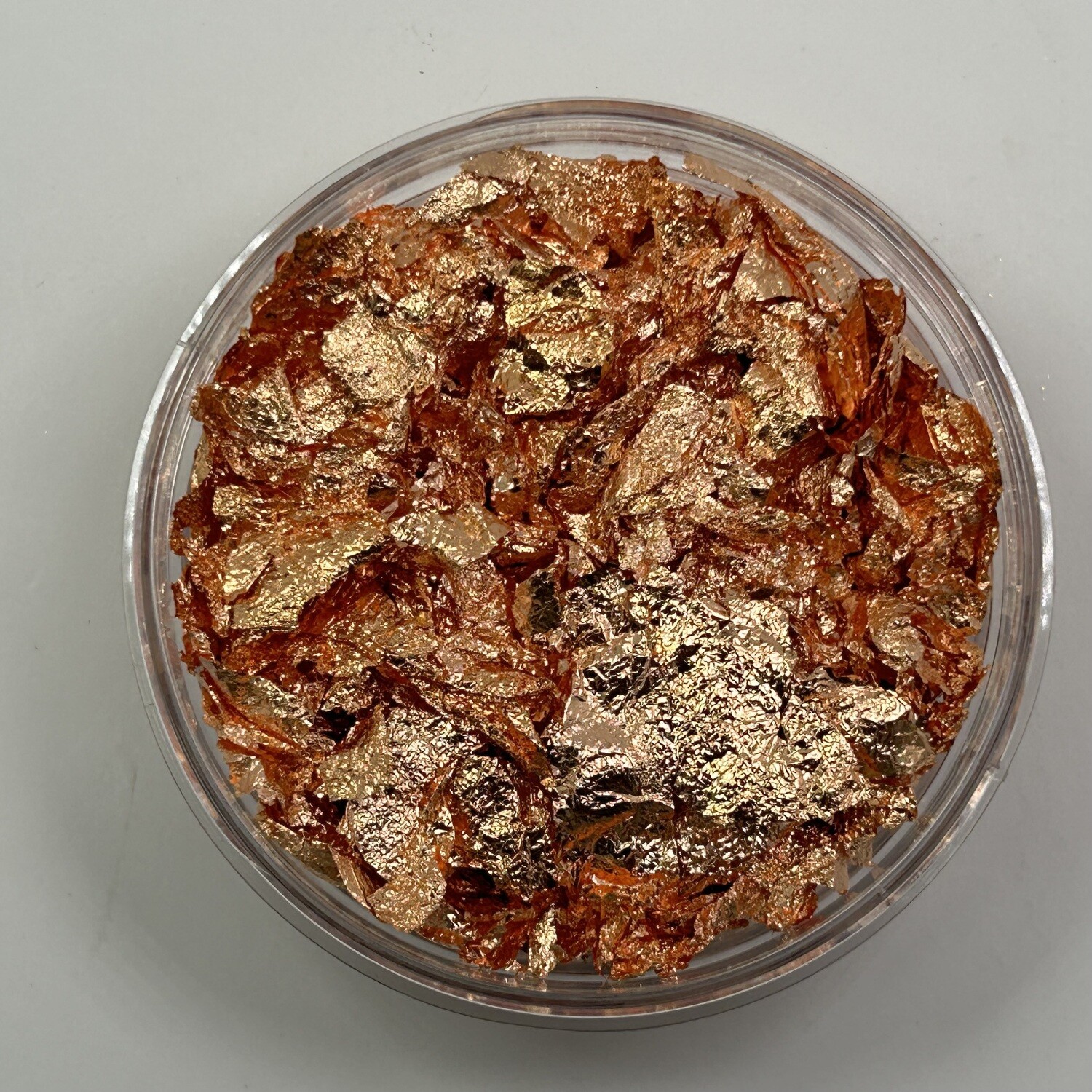 Hoja de metal color cobre