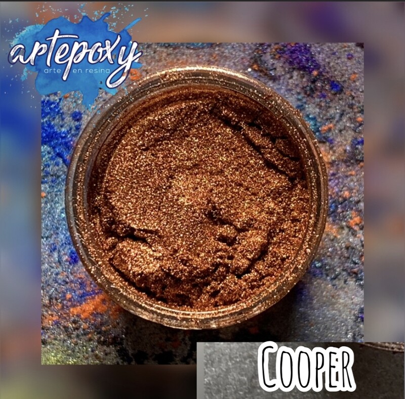 Polvo de mica  color Cooper 5 gramos