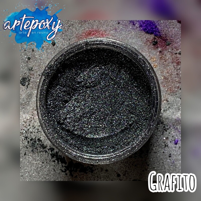 Polvo de mica color Grafito 5 gramos