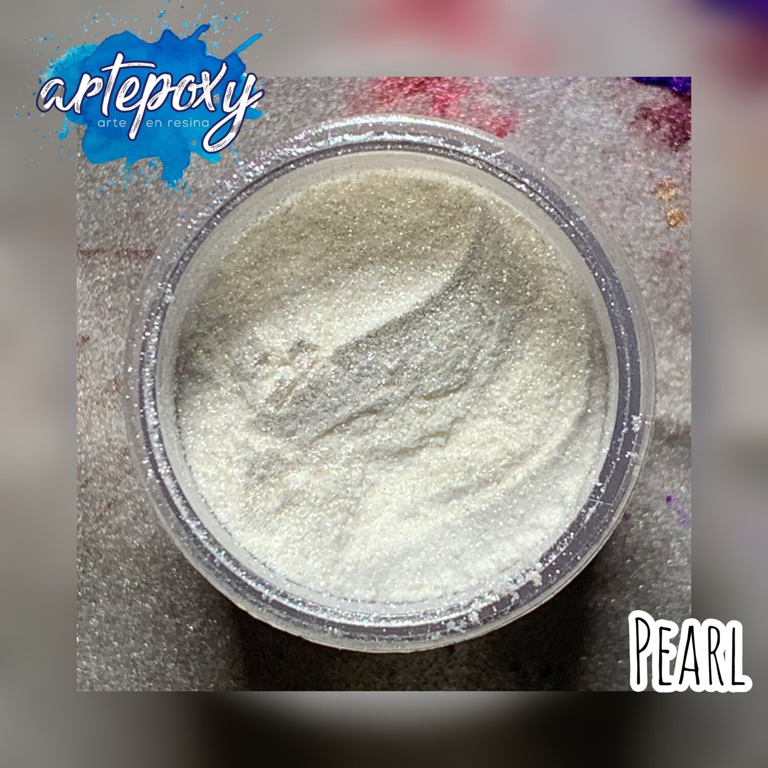 Polvo de mica color Pearl White 5 gramos