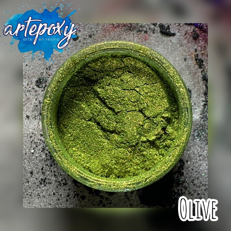 Polvo de mica color Olive 5 gramos