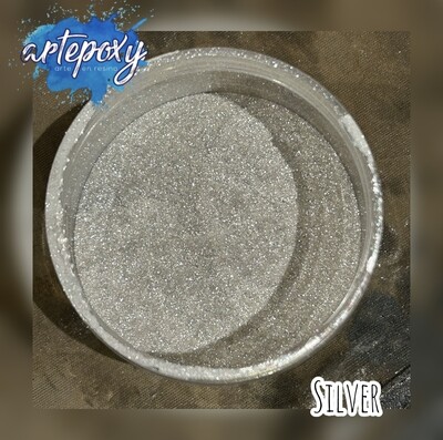 Polvo de mica color Silver 5 gramos