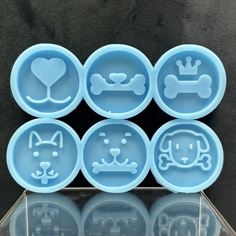 Moldes de silicon pop sockets de mascotas 5 cm de diámetro