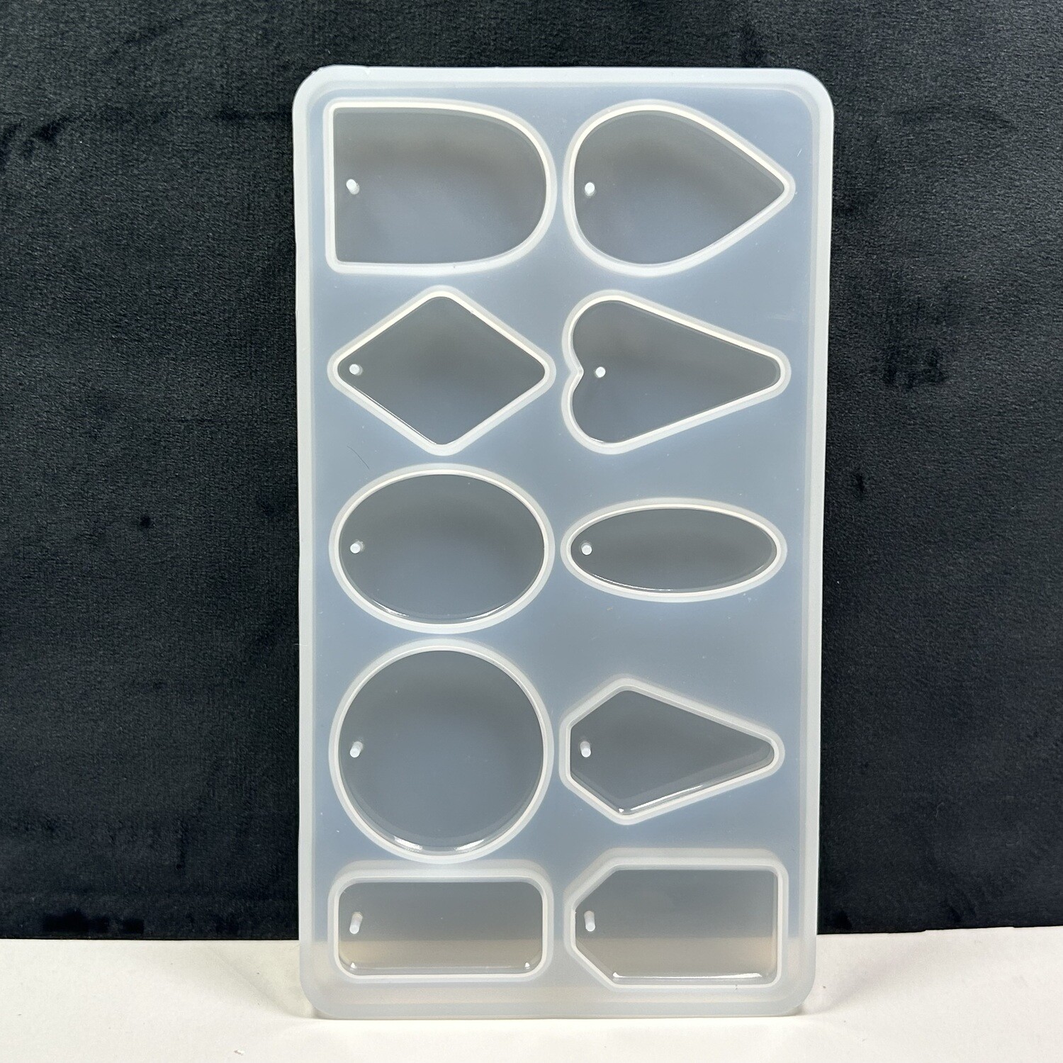 Molde de silicon de  dijes y llaveros 10 figuras