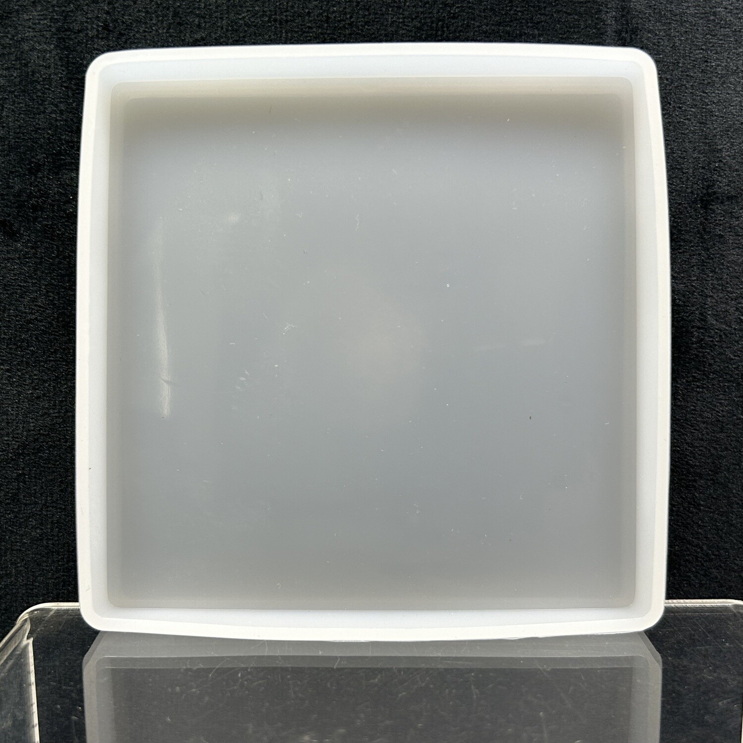 Molde porta vaso cuadrado 9cm de diámetro.