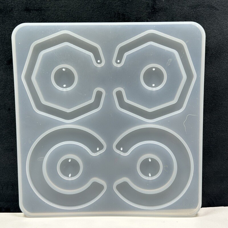 Molde de silicon de argollas