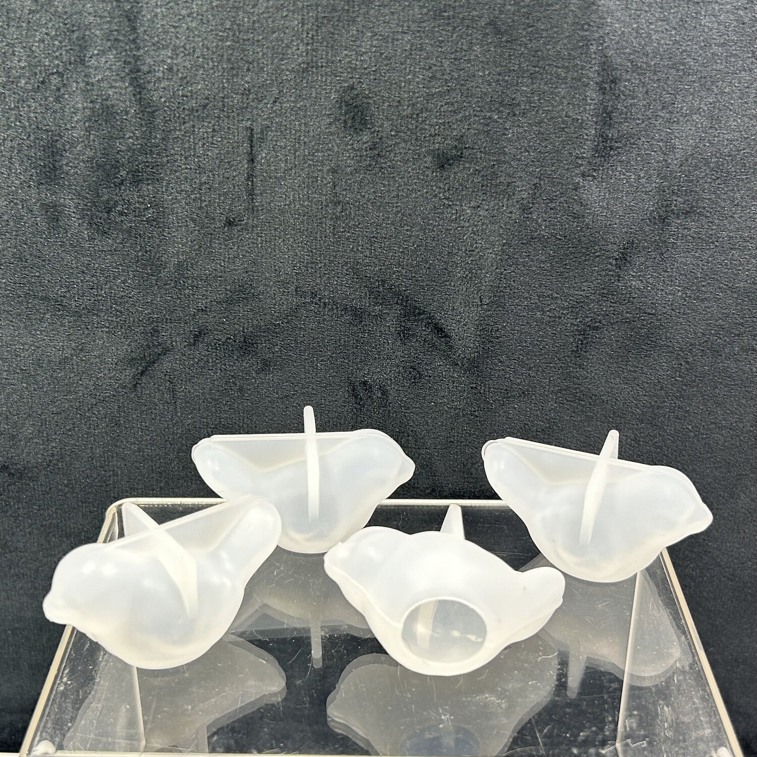 Moldes de silicon pajaritos 5 cm.