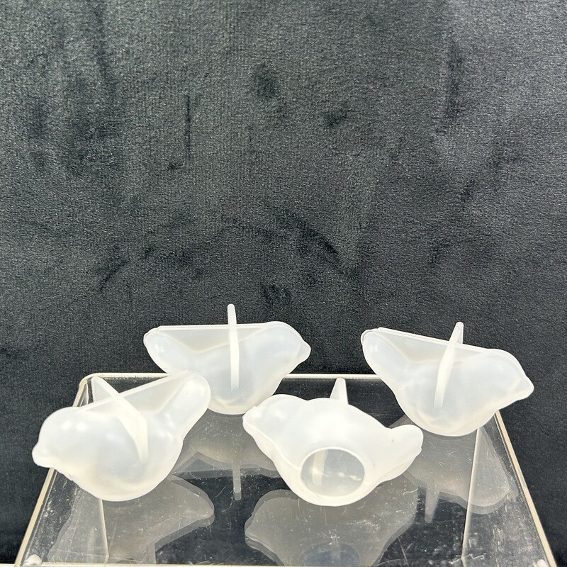 Moldes de silicon pajaritos 5 cm.