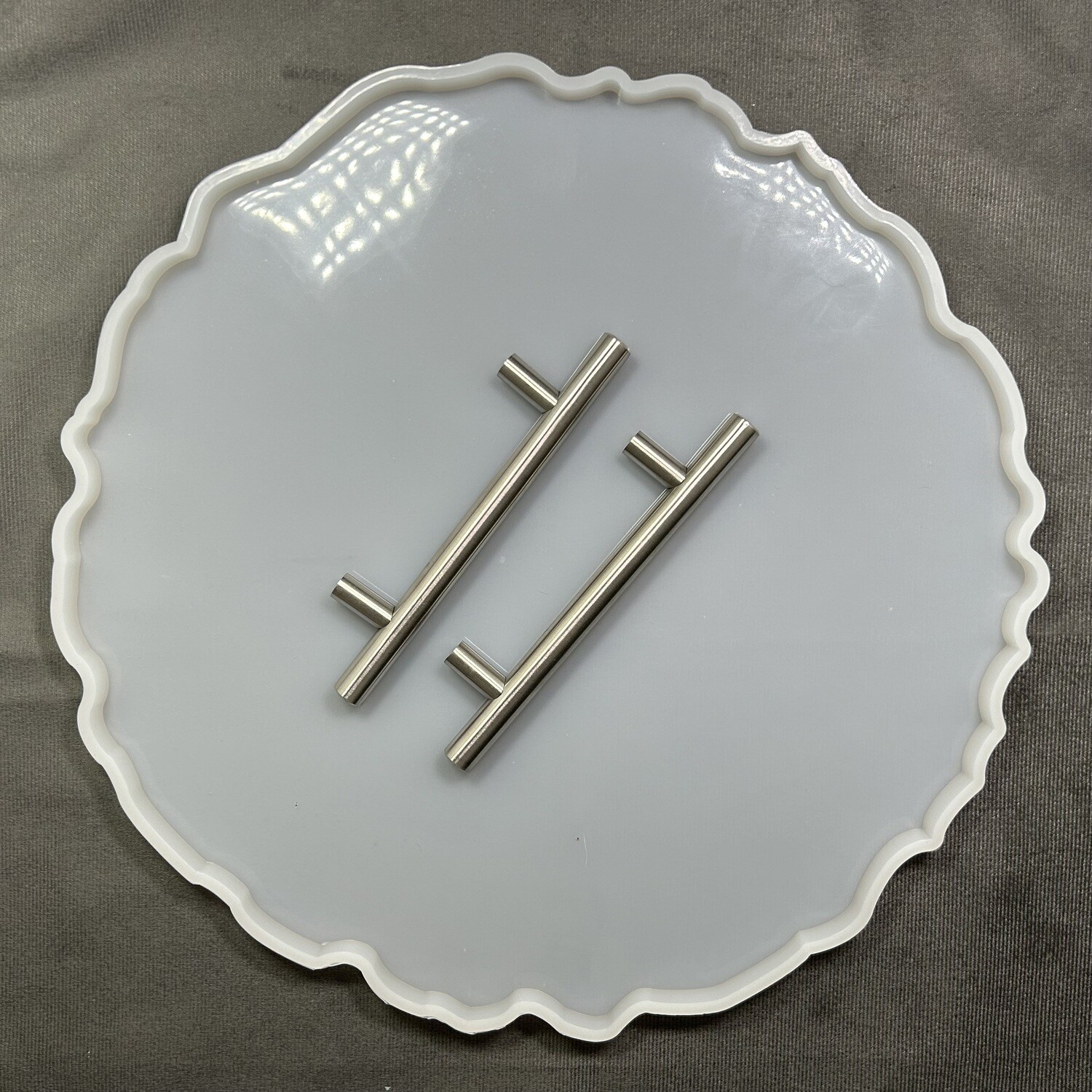 Molde tray geoda gigante 36 cm de diámetro con agarraderas