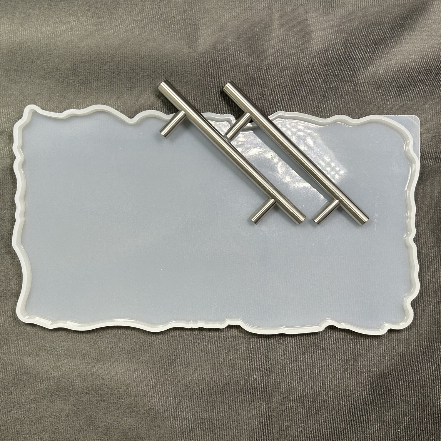 Molde silicon tray mediano. 30 x 19 cm. con agarraderas