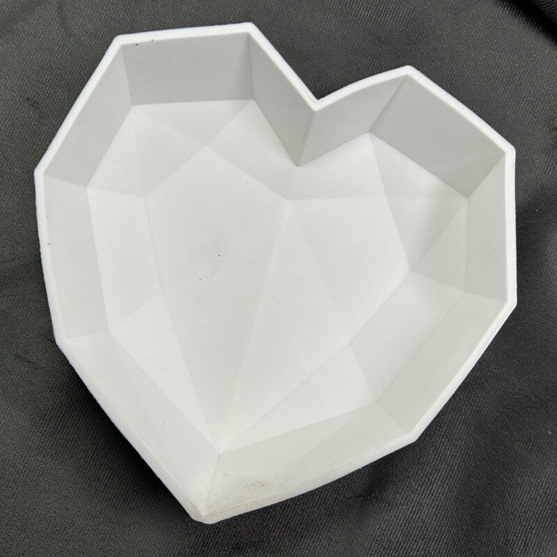 Molde para encapsulado de corazón biselado 15.5 cm de largo