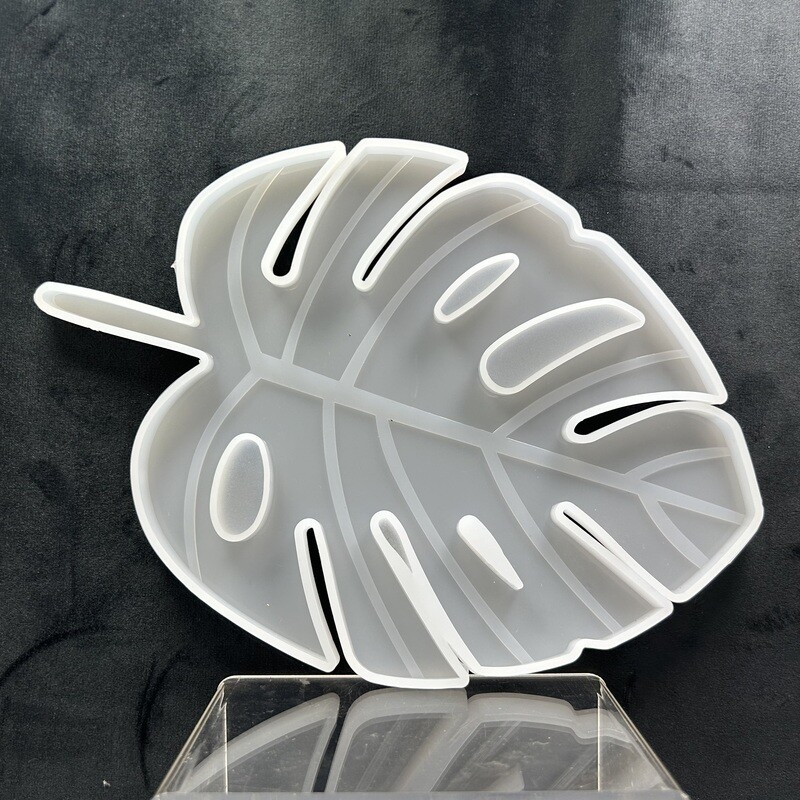 Molde silicon hoja tropical 25cm. de largo