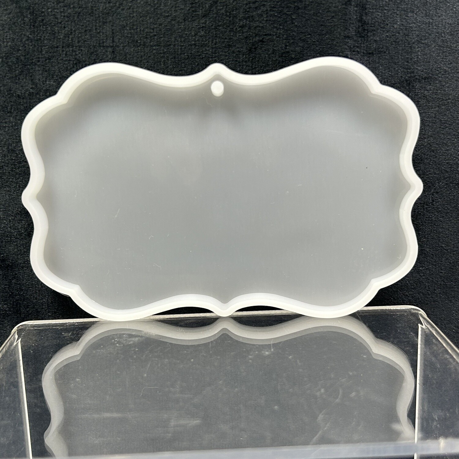 Molde para plaqueta decorativa 10cm de largo
