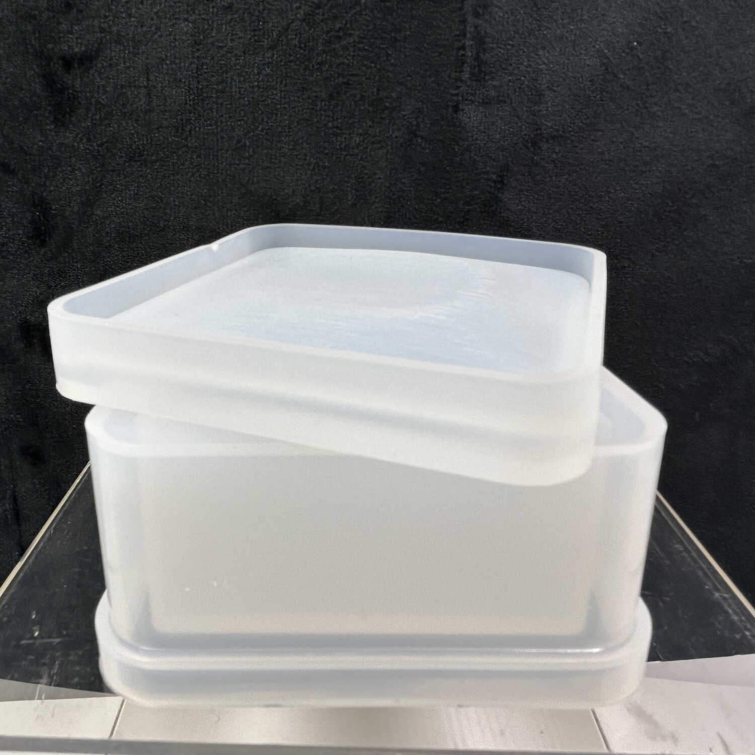 Molde caja con tapa cuadrado 10 cm.
