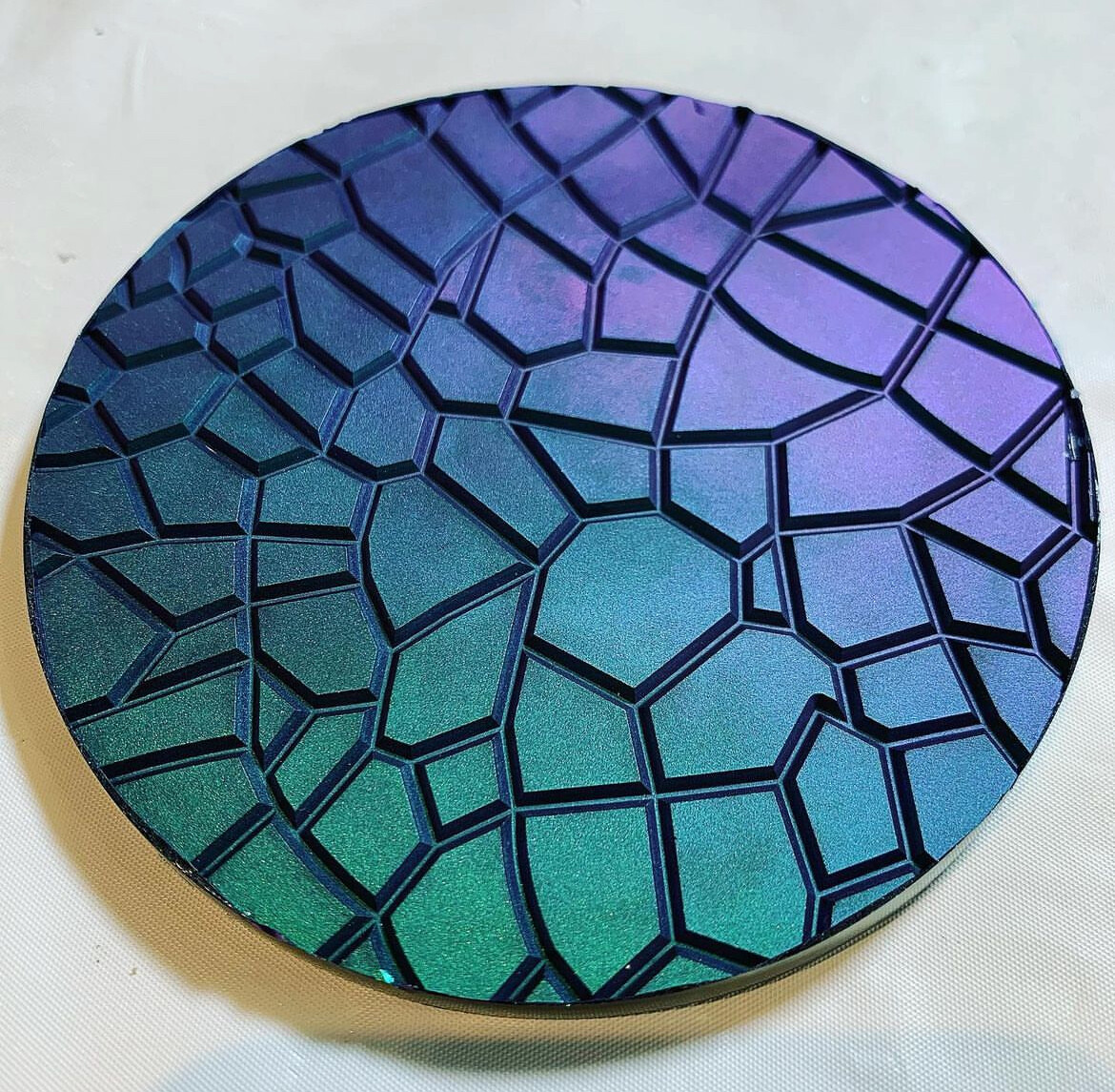 Juegos de portavasos de resina personalizados, por colores y estilos.