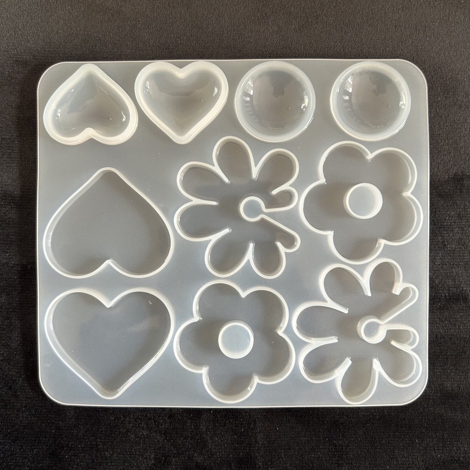 Molde aretes corazón