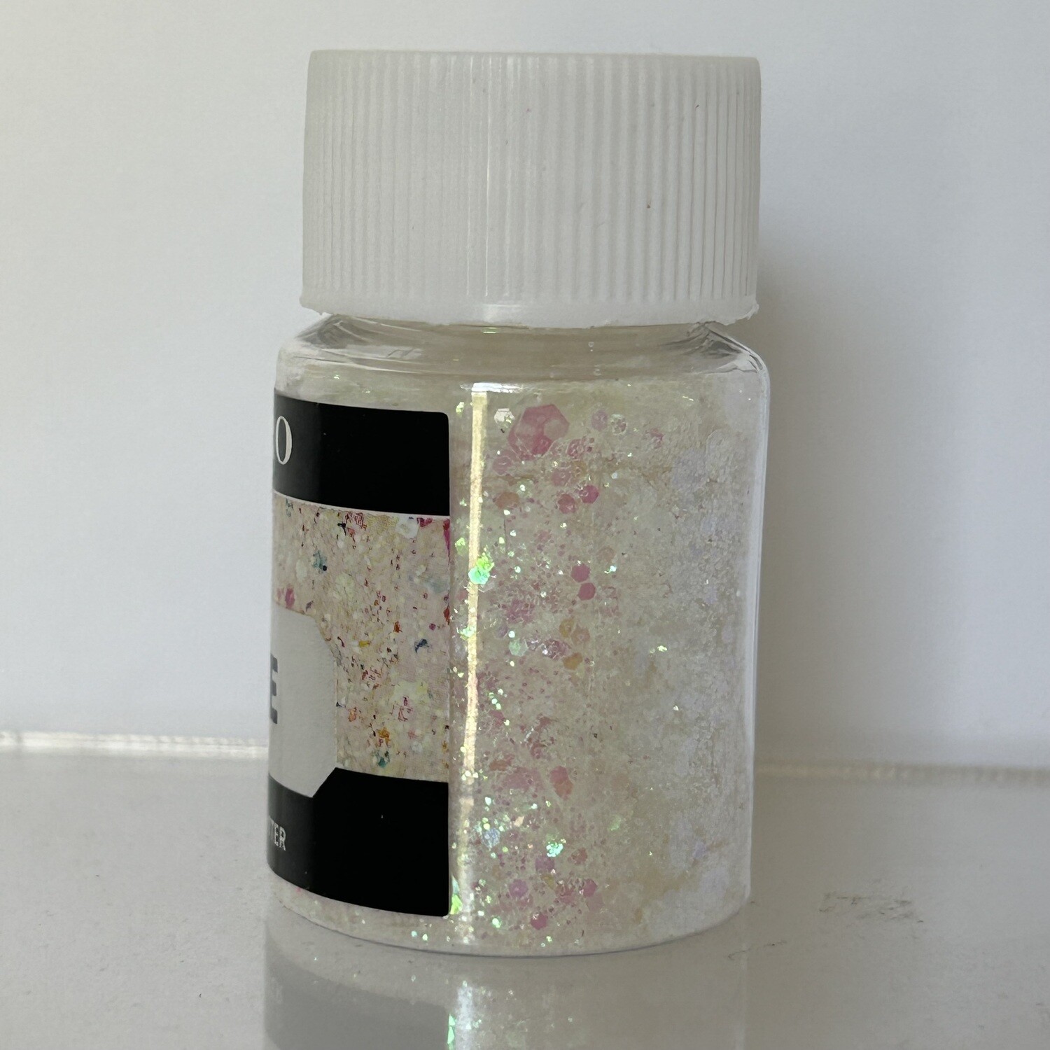 Brillantina Chunky White
