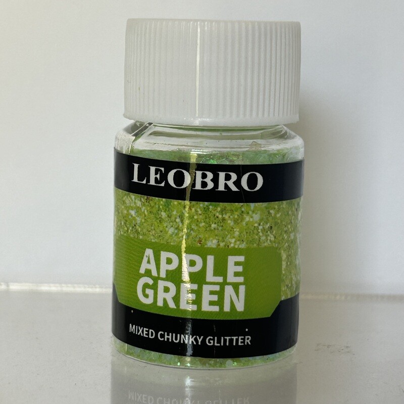 Brillantina Chunky apple Green