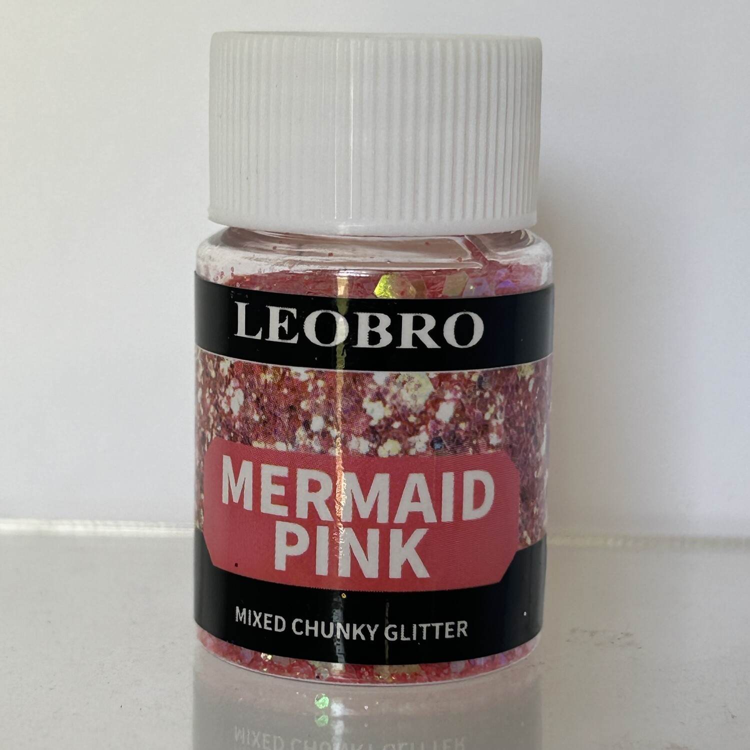Brillantina chunky mermaid pink