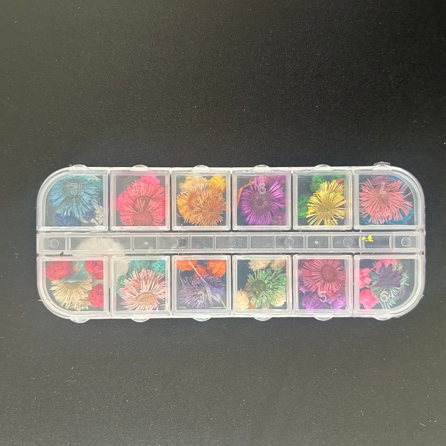 Caja de mini florecitas secas