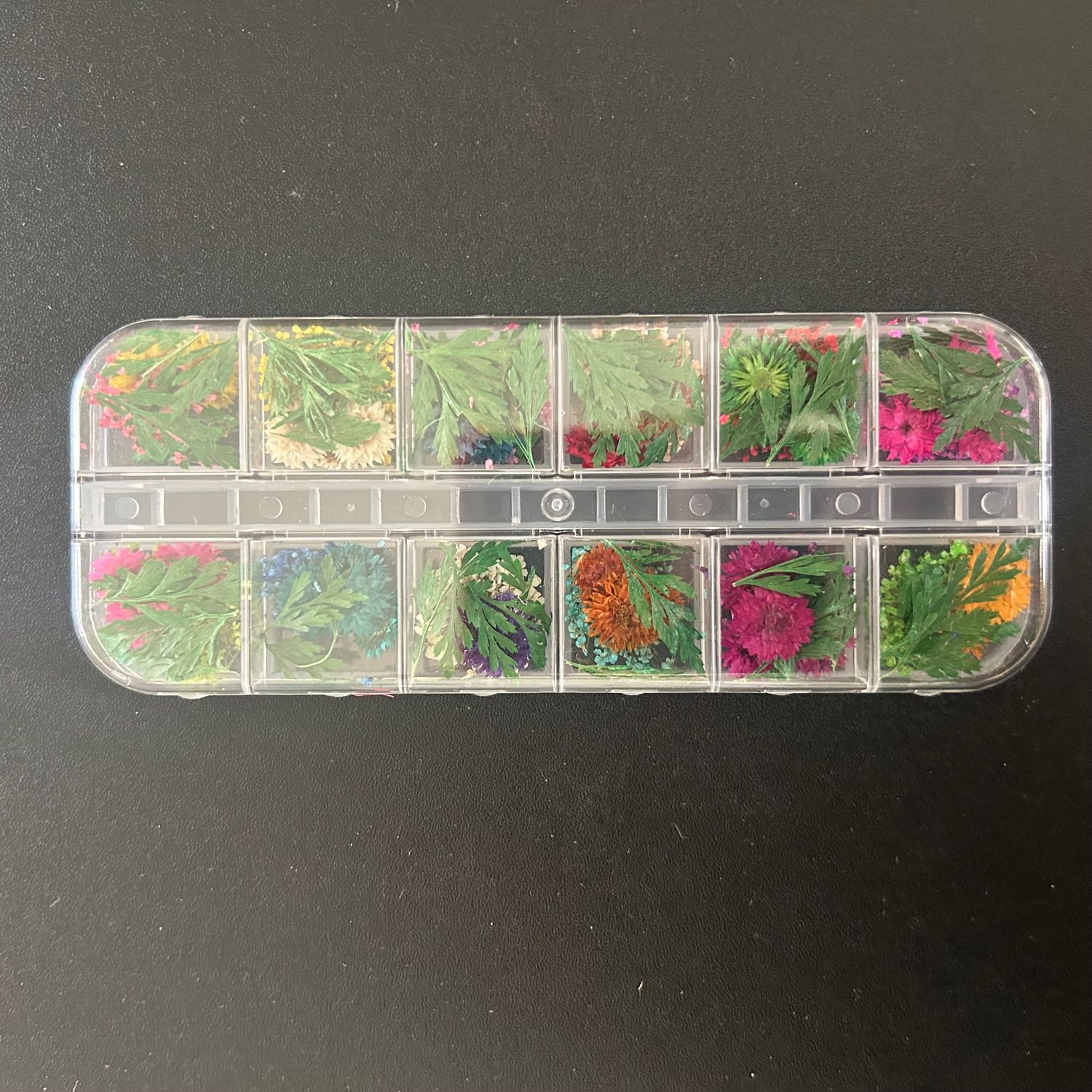 Caja de mini florecitas secas