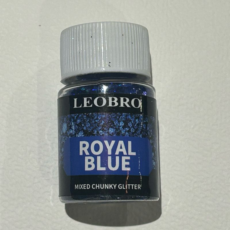 Brillantina Chunky  Royal blue