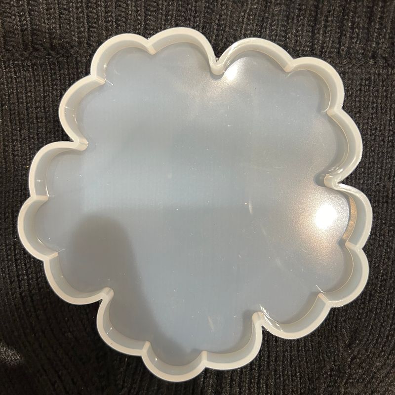Molde porta vaso de flor 12 cm.