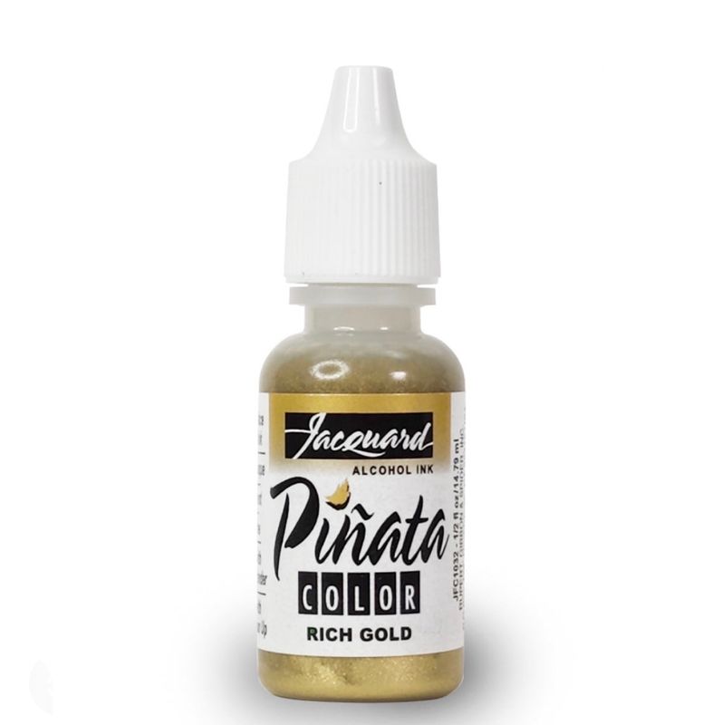 Tinta de alcohol dorada marca piñata