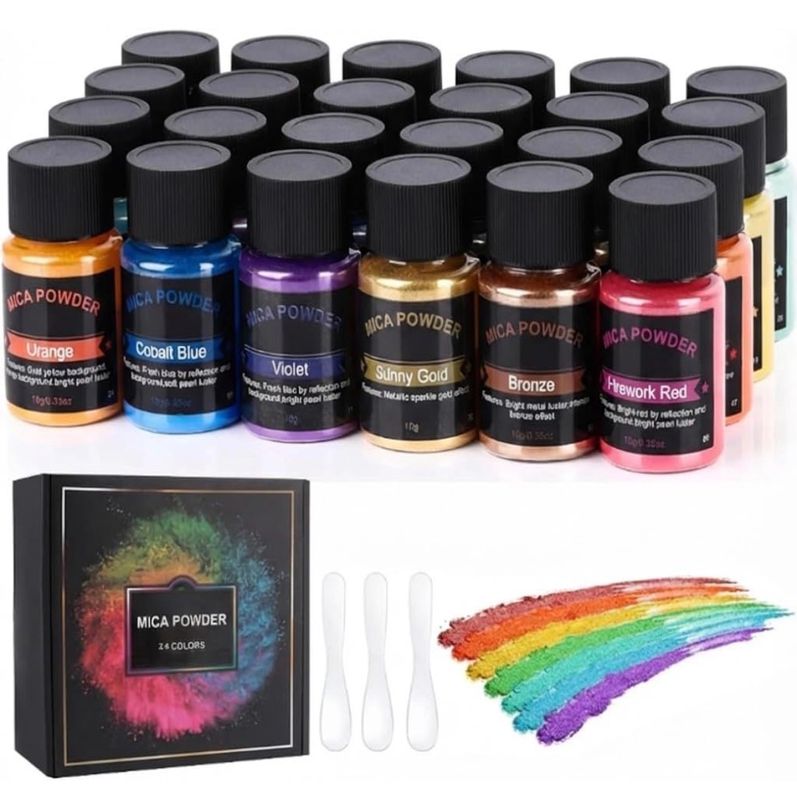 Caja de 24 pólvora de mica de 10g.