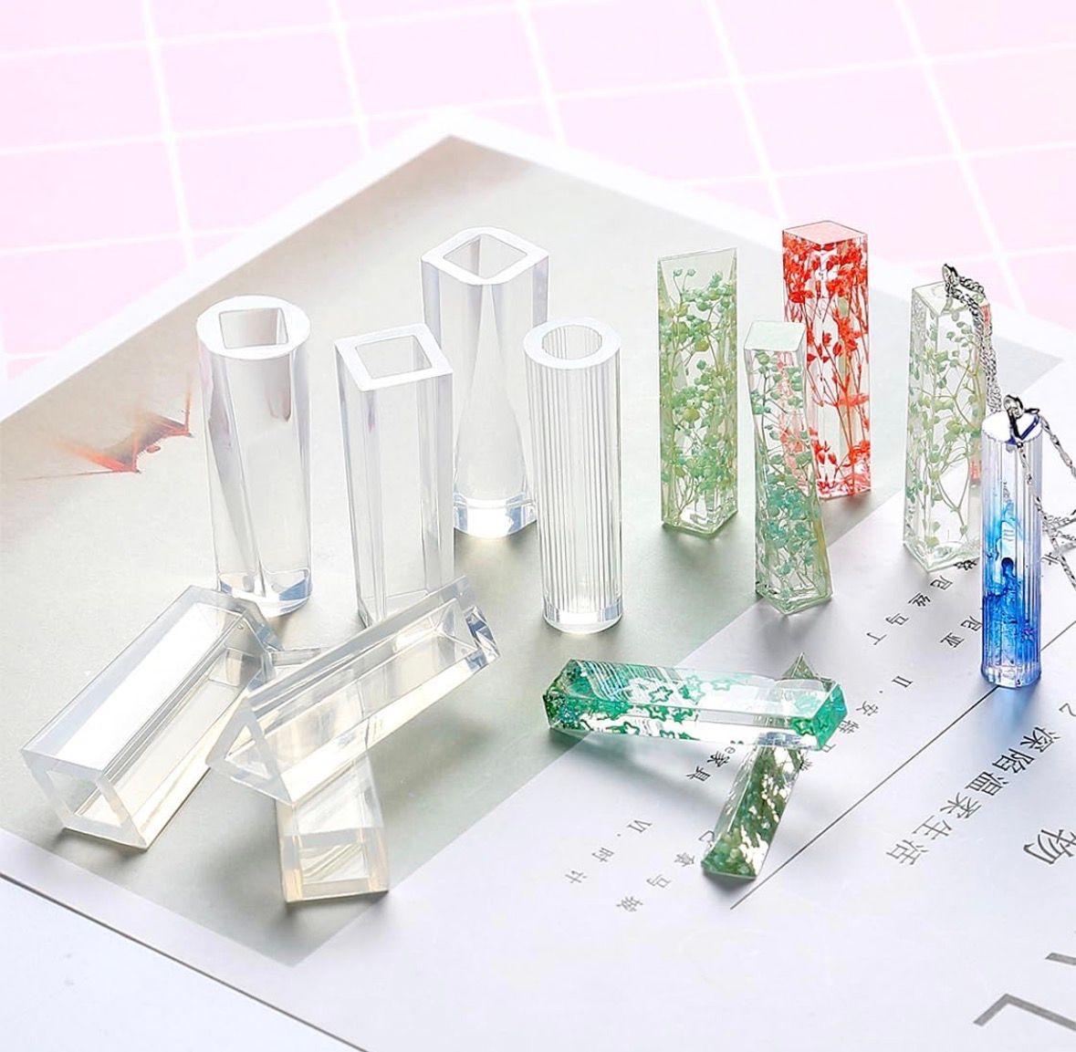 Moldes prismas joyería