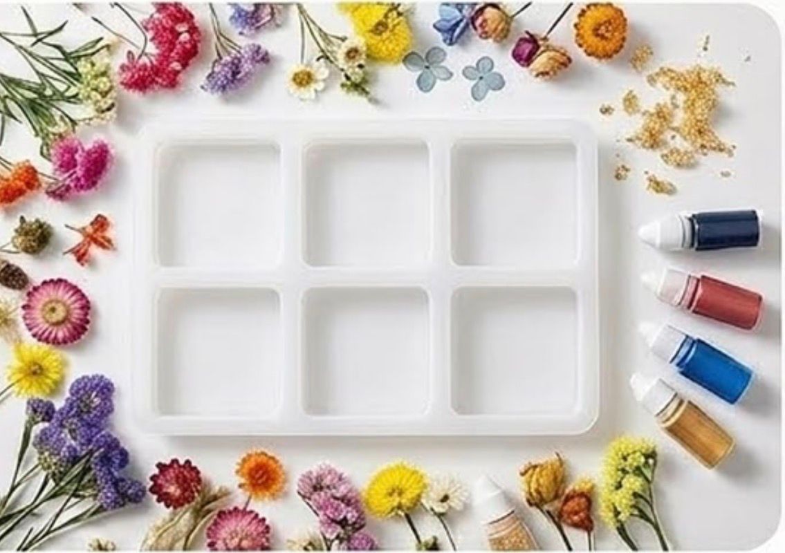 Molde para porta vasos cuadrados