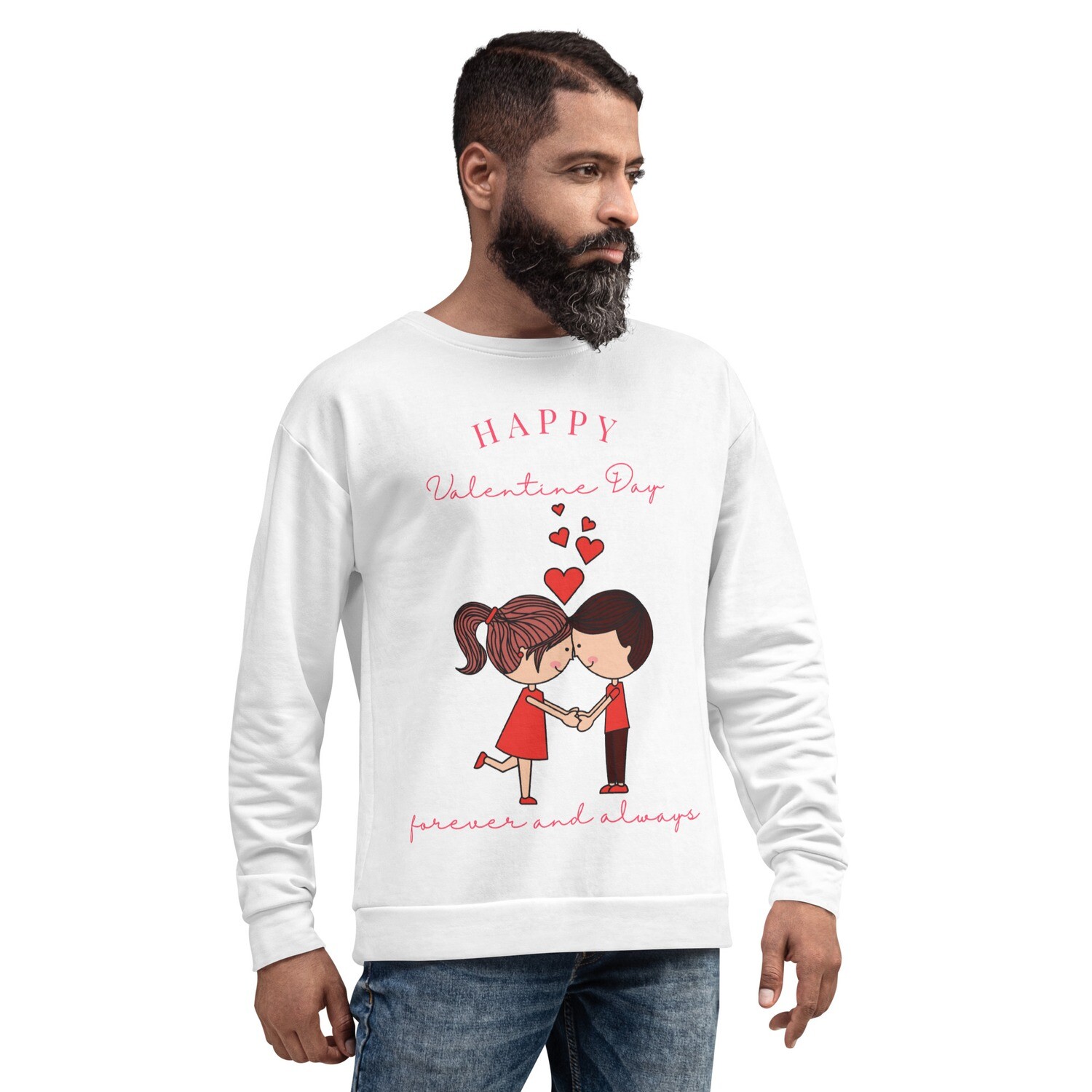 Happy Valentine Day Unisex Sweatshirt