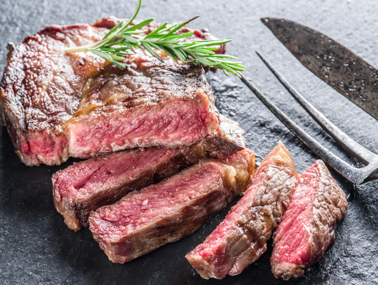 Rib eye met wakame &amp; wasabimayonaise